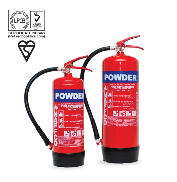 Portable Dry Powder Fire Extinguishers – BSI / LPCB Approved